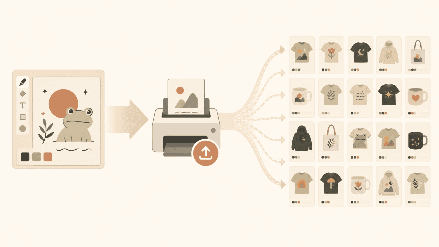 Etsy Print-on-Demand Workflow: From Design to 100 Listings